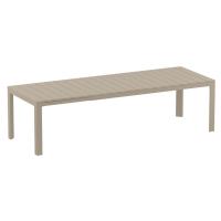 Atlantic XL Dining Table 83-110 inch Extendable Taupe ISP764-DVR - 9