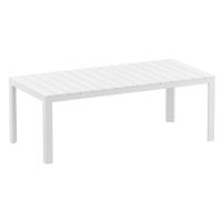 Atlantic XL Dining Table 83-110 inch Extendable White ISP764-WHI - Dining Tables