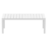 Atlantic XL Dining Table 83-110 inch Extendable White ISP764-WHI - 5