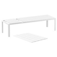 Atlantic XL Dining Table 83-110 inch Extendable White ISP764-WHI - 7