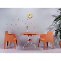 Forza Square Folding Table 31 inch - Orange ISP770-ORA - 6