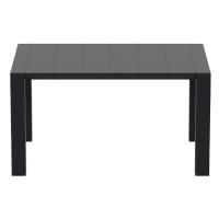 Vegas Patio Dining Table Extendable from 39 to 55 inch Black ISP772-BLA - 5
