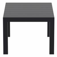 Vegas Patio Dining Table Extendable from 39 to 55 inch Black ISP772-BLA - 6