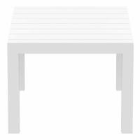 Vegas Outdoor Dining Table Extendable from 39 to 55 inch White ISP772-WH - 6
