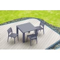 Vegas Outdoor Dining Table Extendable from 39 to 55 inch White ISP772-WH - 16