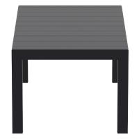 Vegas Patio Dining Table Extendable from 70 to 86 inch Black ISP774-BLA - 2