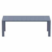 Vegas Patio Dining Table Extendable from 70 to 86 inch Dark Gray ISP774-DGR - 5
