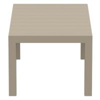 Vegas Patio Dining Table Extendable from 70 to 86 inch Taupe ISP774-DVR - 2