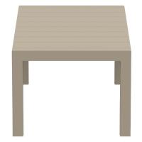 Vegas Patio Dining Table Extendable from 70 to 86 inch Taupe ISP774-DVR - 2