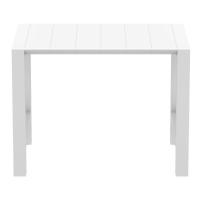 Vegas Bar Table 39 inch to 55 inch Extendable White ISP782-WHI - 4