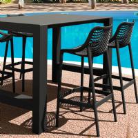 Vegas Air 5 pc Bar Set with 39 inch to 55 inch Extendable Black ISP7822S-BLA - 1