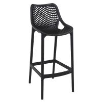 Vegas Air 5 pc Bar Set with 39 inch to 55 inch Extendable Black ISP7822S-BLA - 2