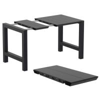 Vegas Air 5 pc Bar Set with 39 inch to 55 inch Extendable Black ISP7822S-BLA - 4