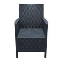 California Wickerlook Chair Rattan Gray ISP806-DG - 3