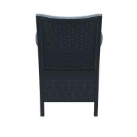 California Wickerlook Chair Rattan Gray ISP806-DG - 5