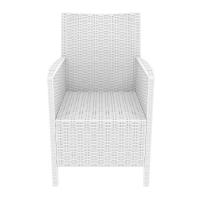California Wickerlook Chair White ISP806-WH - 3