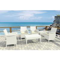 California Wickerlook Chair White ISP806-WH - 18