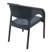 Panama Wickerlook Resin Dining Armchair Rattan Gray ISP808-DG - 1