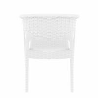 Panama Wickerlook Resin Dining Armchair White ISP808-WH - 4