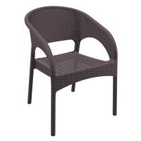 Panama Wickerlook Bistro Set 3 Piece Brown ISP8081S-BR - 1