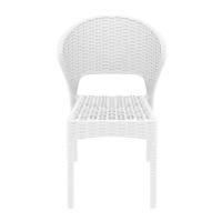Daytona Wickerlook Resin Dining Chair White ISP818-WH - 2