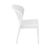 Daytona Wickerlook Resin Dining Chair White ISP818-WH - 3