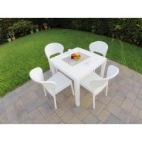 Daytona Wickerlook Square Patio Dining Set 5 Piece Brown ISP8181S-BR - 6