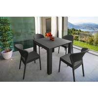 Daytona Extendable Dining Set 5 Piece Rattan Gray ISP8182S-DG - 4