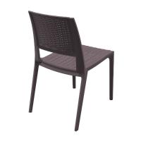 Verona Resin Wickerlook Dining Chair Brown ISP830-BR - 1