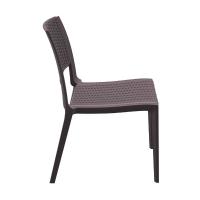 Verona Resin Wickerlook Dining Chair Brown ISP830-BR - 3