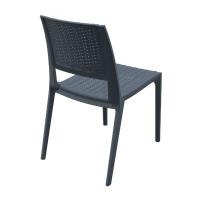 Verona Resin Wickerlook Dining Chair Rattan Gray ISP830-DG - 1