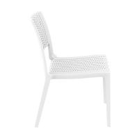 Verona Resin Wickerlook Dining Chair White ISP830-WH - 3