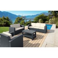 Monaco Wickerlook Sofa XL Rattan Gray with Cushion ISP833-DG - 12