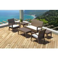 Miami Resin Wickerlook Club Chair Brown ISP850-BR - 8