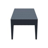 Miami Rectangle Resin Wickerlook Coffee Table Rattan Gray ISP855-DG - 2