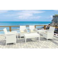Miami Rectangle Resin Wickerlook Coffee Table Rattan Gray ISP855-DG - 21