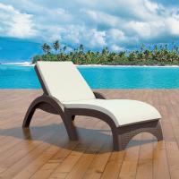 Fiji Resin Wickerlook Chaise Lounge Brown ISP860-BR - 1