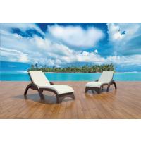 Fiji Resin Wickerlook Chaise Lounge White ISP860-WH - 4