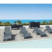 Fiji Resin Wickerlook Chaise Lounge Rattan Gray ISP860-DG - 10