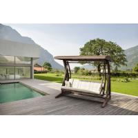 Hawaii Wickerlook Patio Swing with Sunbrella Cushions Brown ISP862-BR - 6