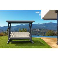 Hawaii Wickerlook Patio Swing with Sunbrella Cushions Brown ISP862-BR - 8