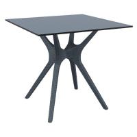 Ibiza Square Dining Table 31 inch Rattan Gray ISP863-DG