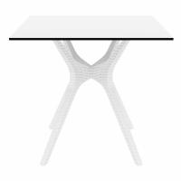 Ibiza Square Dining Table 31 inch White ISP863-WH - 1
