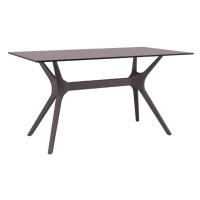 Ibiza Rectangle Dining Table 55 inch Brown ISP864-BR