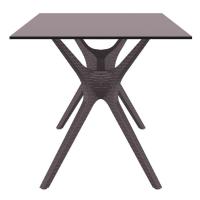 Ibiza Rectangle Dining Table 55 inch Brown ISP864-BR - 2