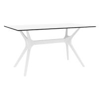 Ibiza Rectangle Dining Table 55 inch White ISP864-WH