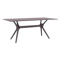 Ibiza Rectangle Dining Table 71 inch Brown ISP865-BR