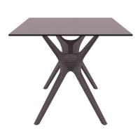 Ibiza Rectangle Dining Table 71 inch Brown ISP865-BR - 2