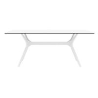 Ibiza Rectangle Dining Table 71 inch White ISP865-WH - 1