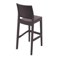 Jamaica Wickerlook Resin Bar Chair Brown ISP866-BR - 1